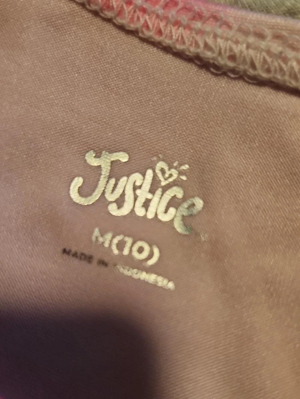 $3/Bundled- Justice Tank W/Sports Bra